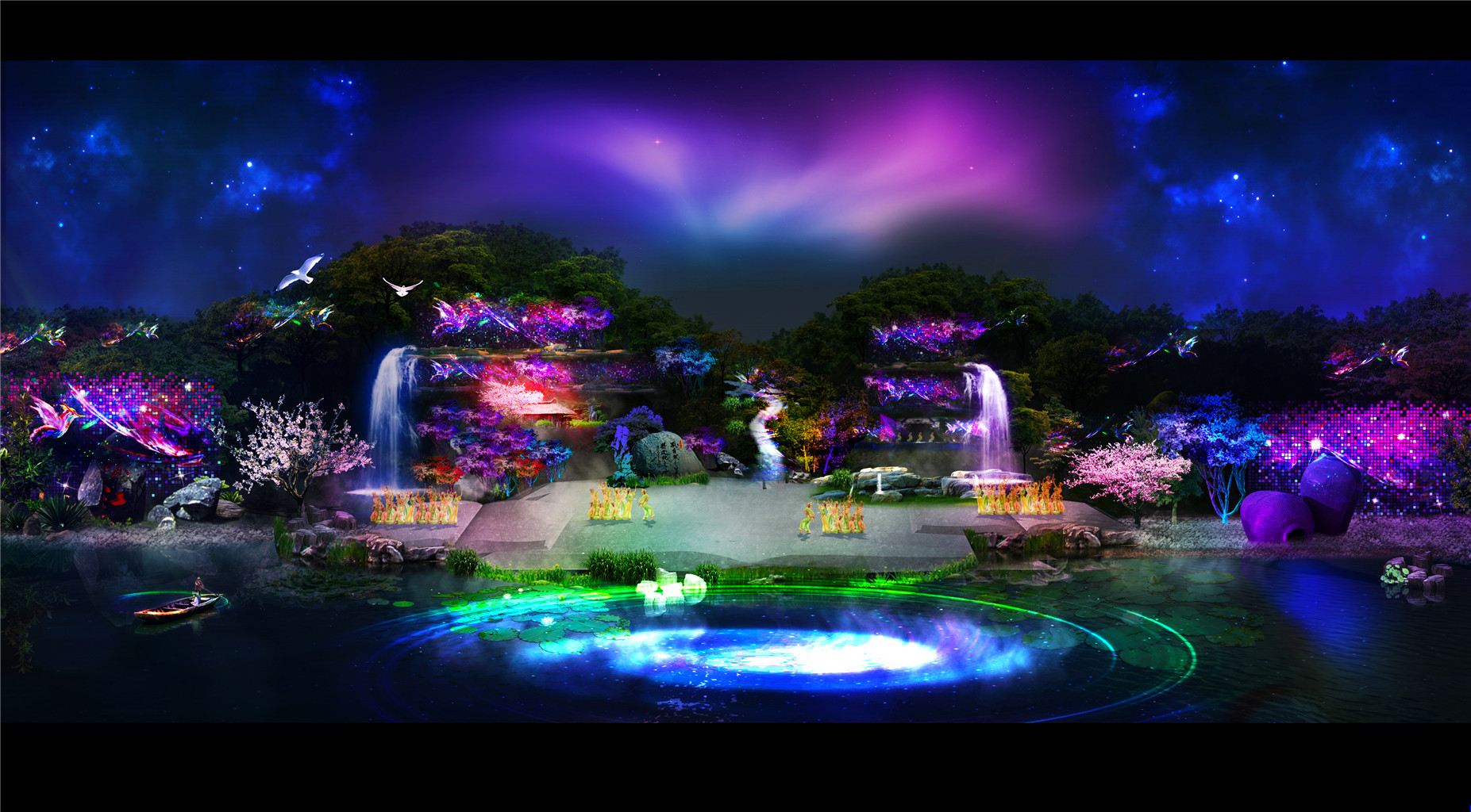 成都活動策劃，街子古鎮(zhèn)實(shí)景舞美設(shè)計(jì) (4)